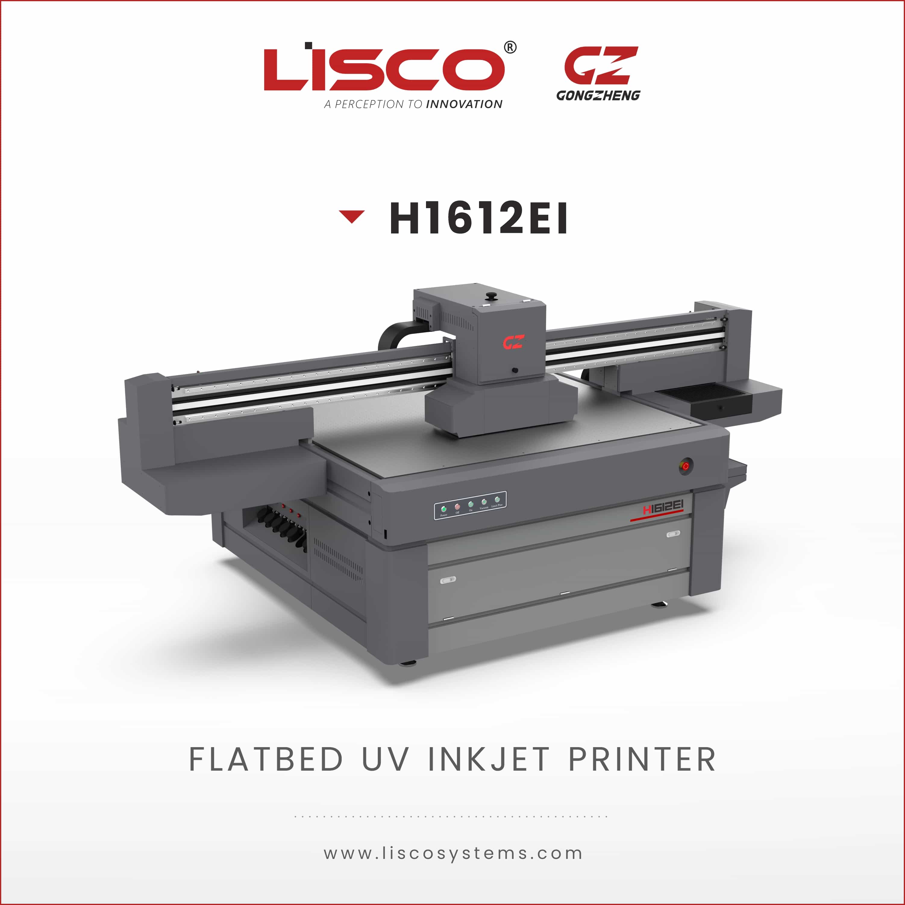 UV Flatbed Inkjet Printer H1612EI