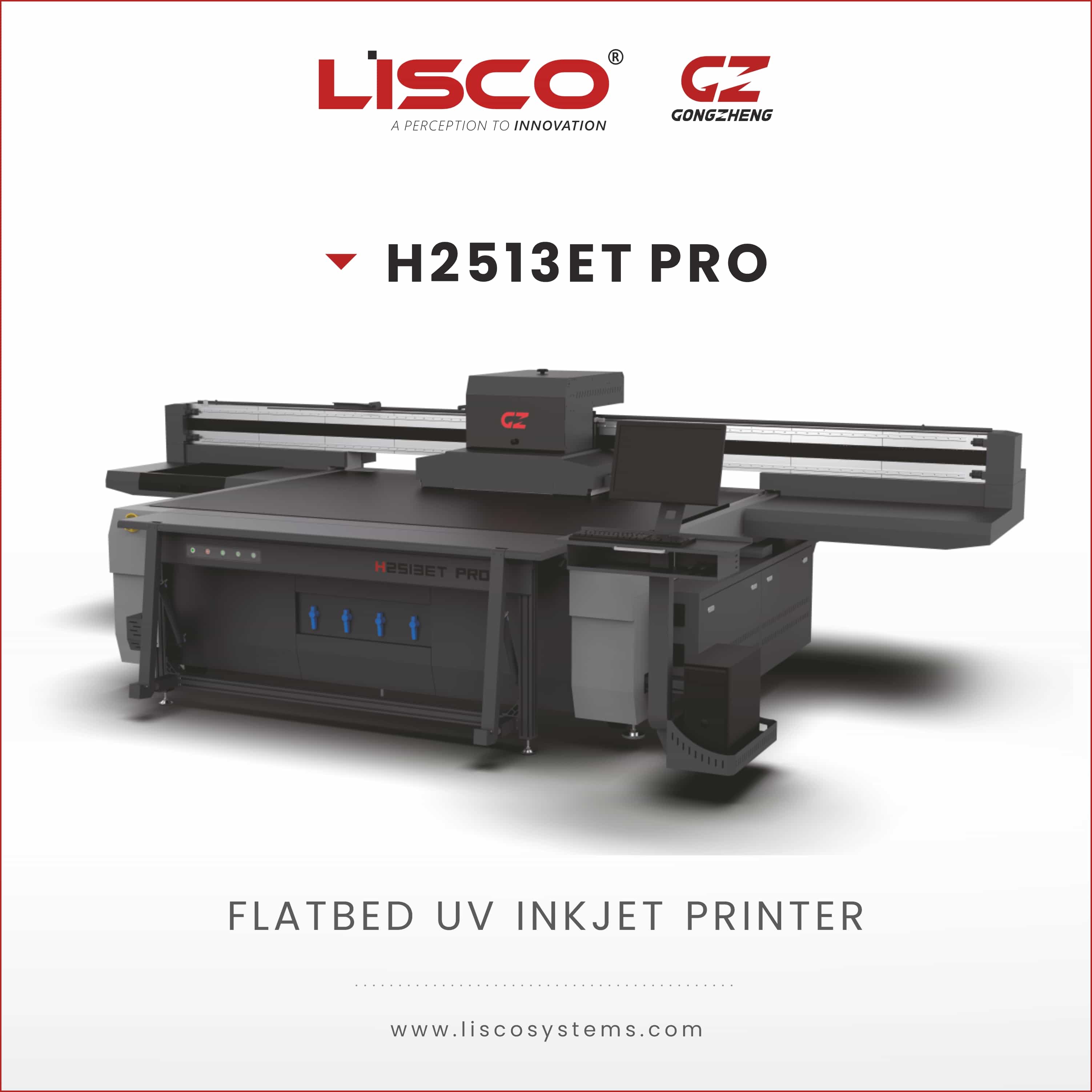 UV Flatbed Inkjet Printer H2513ET PRO