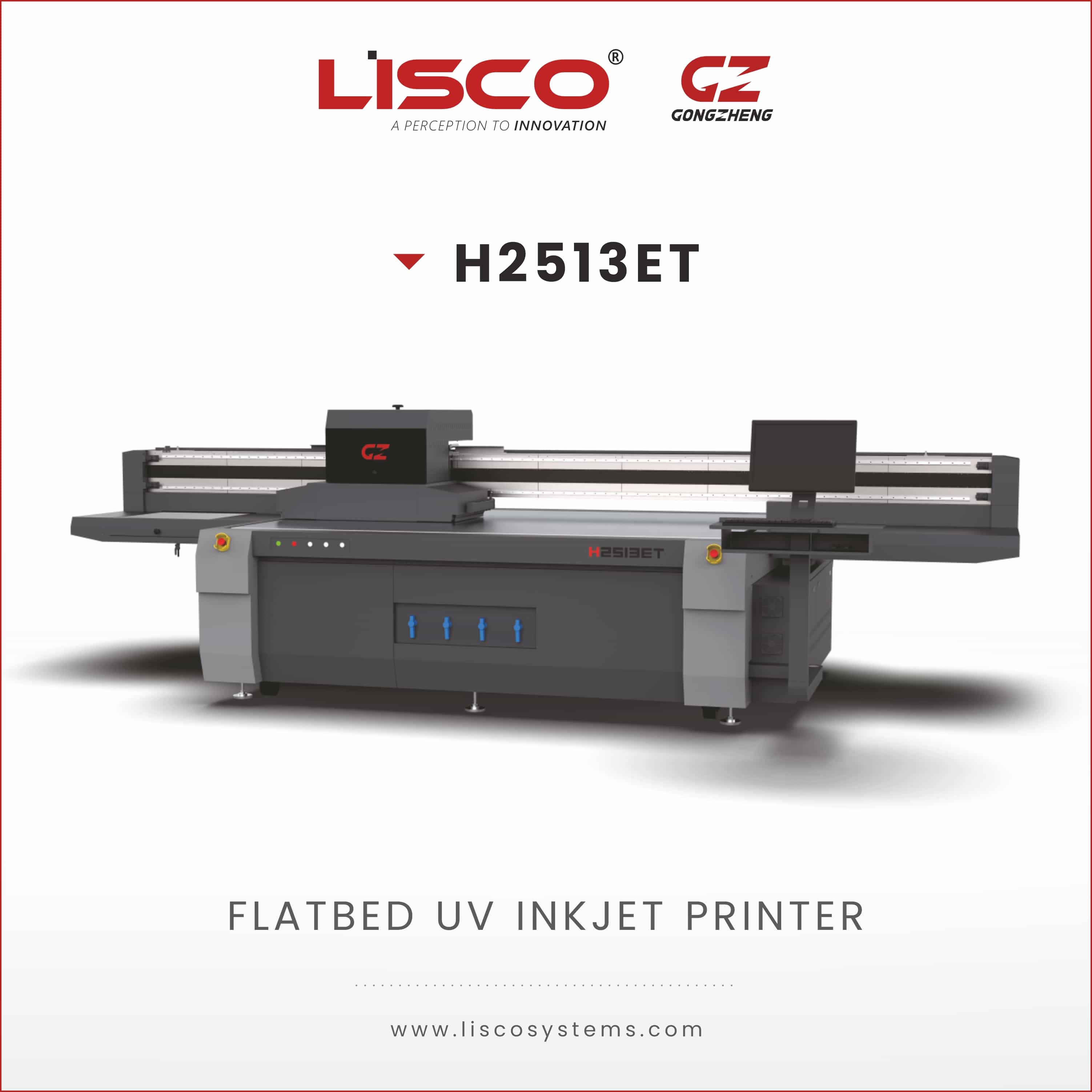 UV Flatbed Inkjet Printer H2513ET