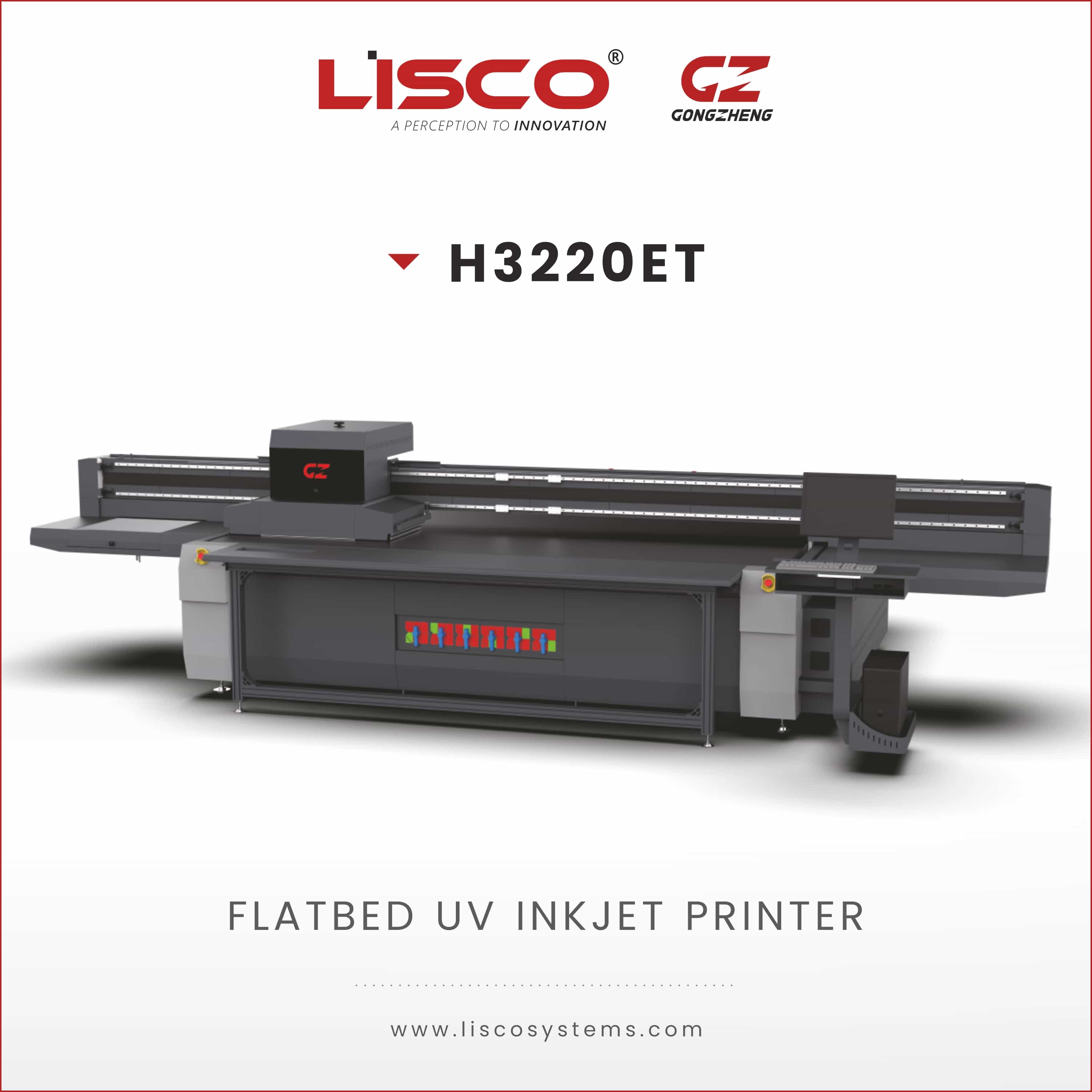 UV Flatbed Inkjet Printer H3220ET