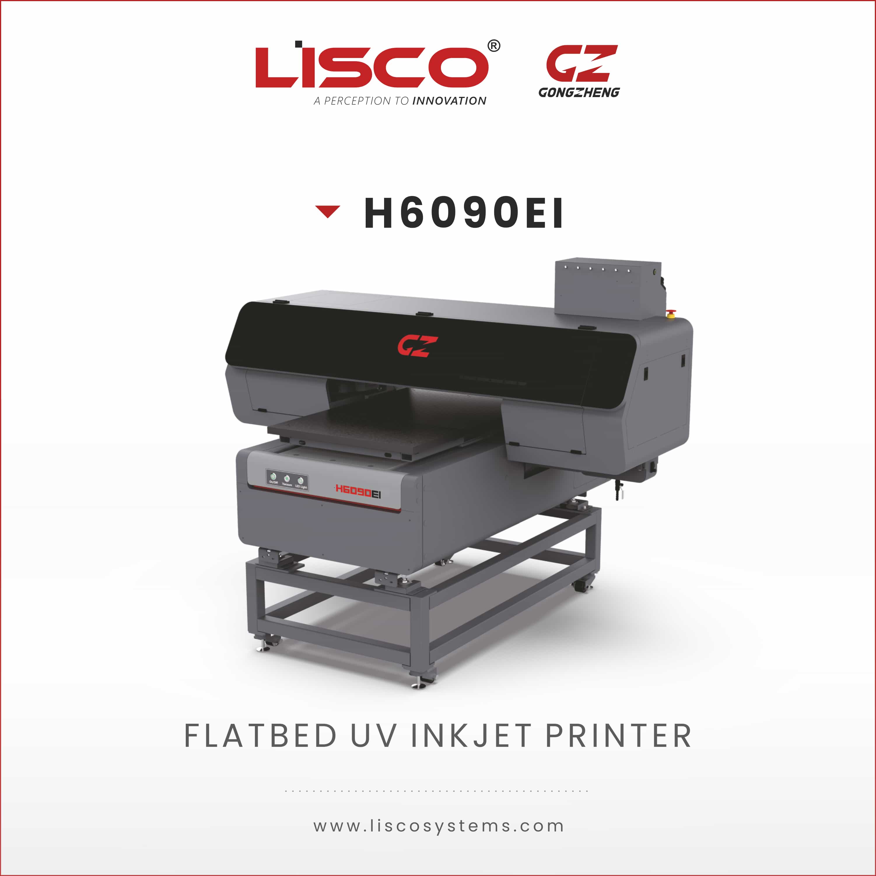 UV Flatbed Inkjet Printer H6090EI