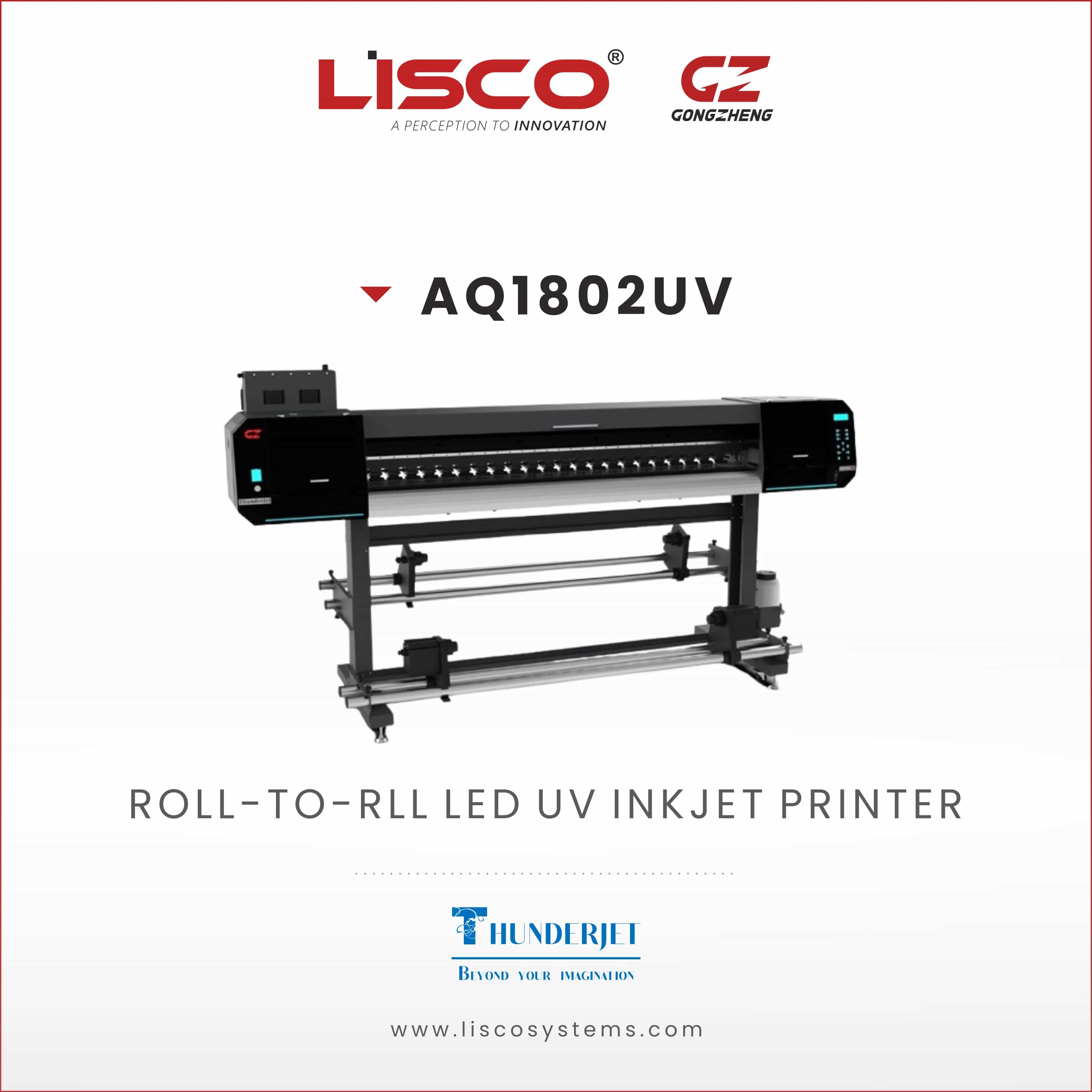 UV Roll to Roll Inkjet Printer AQ1802UV