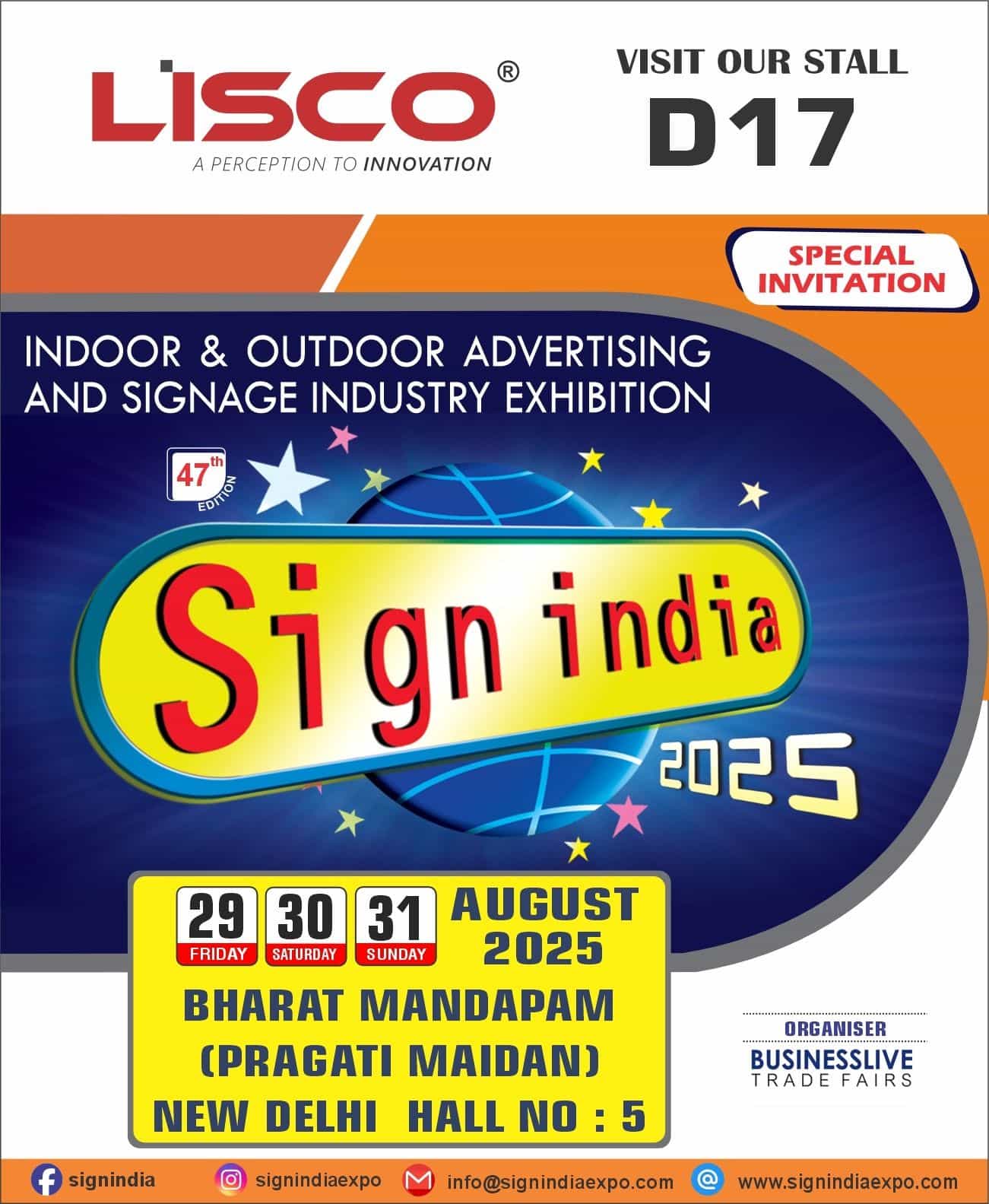 SIGN INDIA EXPO - NEW DELHI 2025